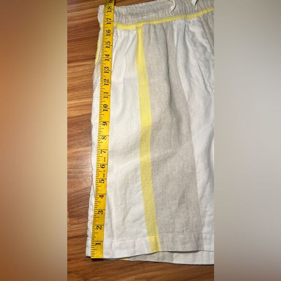 Zara linen and cotton blend Bermuda shorts size small - Picture 3 of 7